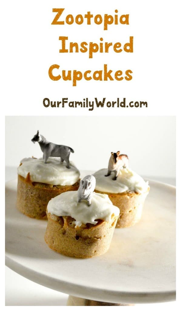 Zootopia Inspired Cupcake Recipe OurFamilyWorld